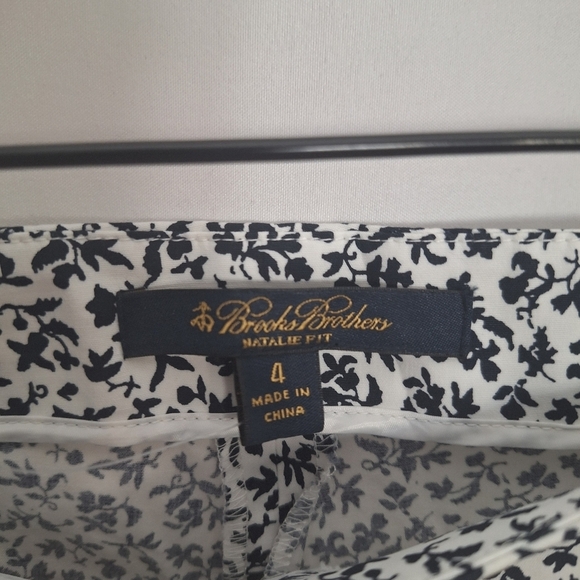 Brooks Brother Natalie Fit Womens Ankle Pants Classic Office Preppy Chic Size 4 - Picture 3 of 9